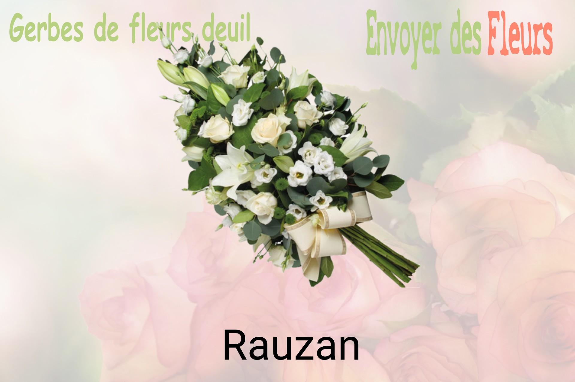 Gerbe de fleurs de deuil livrée à Rauzan